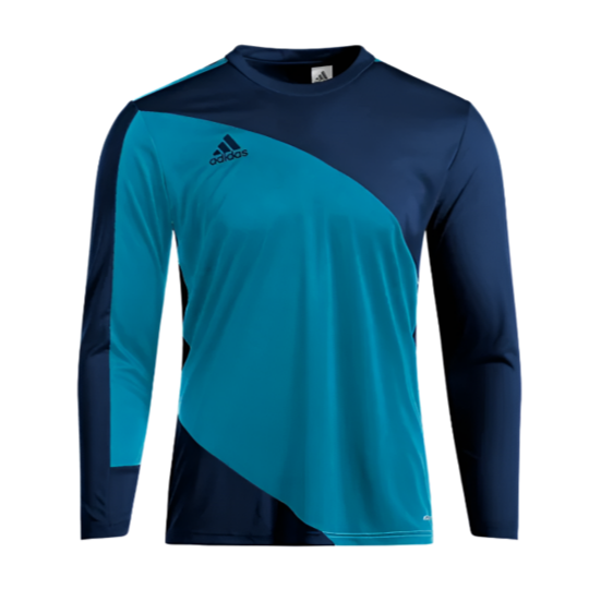 adidas Squadra 21 Goalkeeper Jersey - Team Navy/Bold Aqua Goalkeeper - Third Coast Soccer