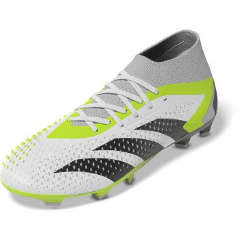 adidas Predator Accuracy.2 FG - White/Black/Lucid Lemon Mens Footwear White/Black/Lucid Lemon Mens 6.5 - Third Coast Soccer