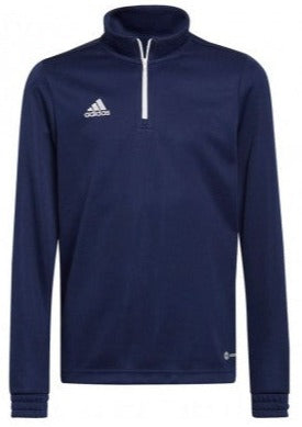 adidas Youth Entrada 22 Training Top - Navy Training Wear   - Third Coast Soccer