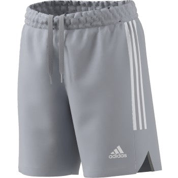 adidas Youth Condivo 22 Match Short - Grey/White Shorts - Third Coast Soccer