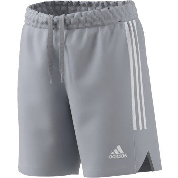 adidas Youth Condivo 22 Match Short - Grey/White Shorts   - Third Coast Soccer