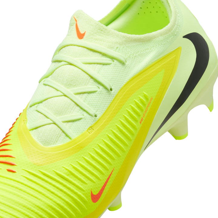 Nike Phantom 6 Low Pro FG - Crimson/Black/Lightlime Men's Footwear - Third Coast Soccer