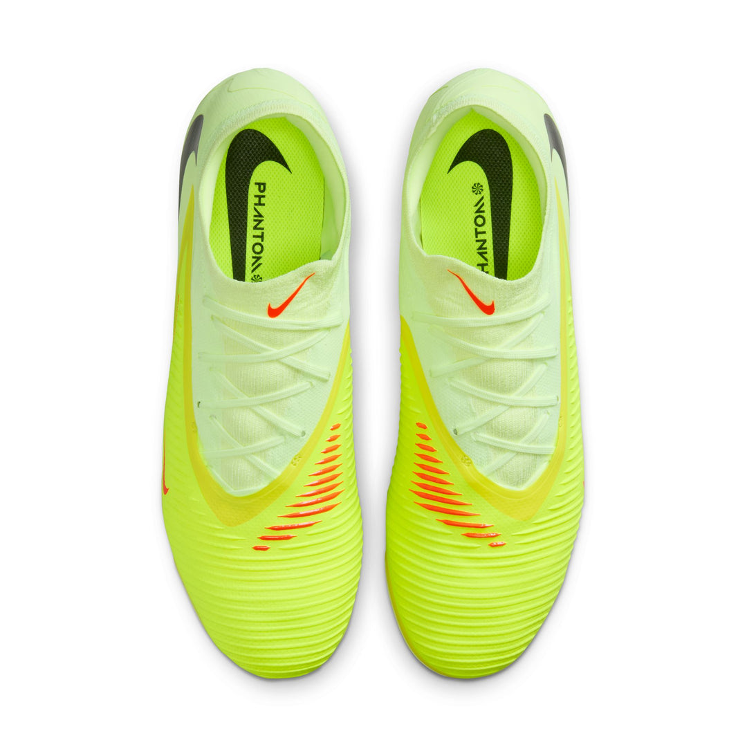 Nike Phantom 6 Low Pro FG - Crimson/Black/Lightlime Men's Footwear - Third Coast Soccer