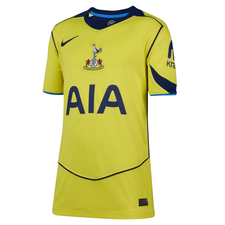 Nike Youth Tottenham Hotspurs Third Jersey 25-26 Club Replica - Third Coast Soccer