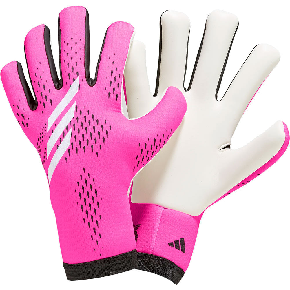 adidas Junior X Training Goalkeeper Glove - Pink/White/Black Gloves - Third Coast Soccer