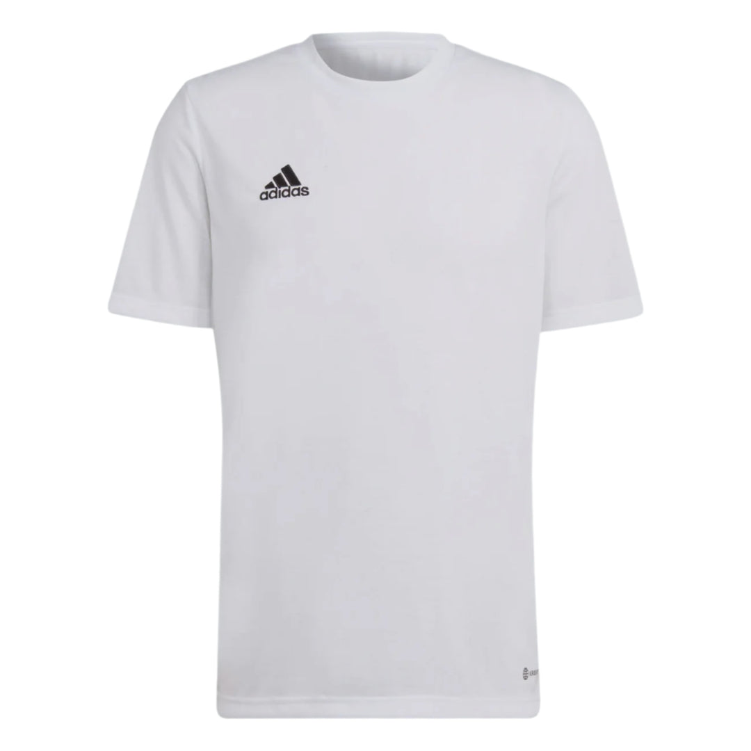 adidas Entrada 22 Poly Tee - White Training Wear - Third Coast Soccer