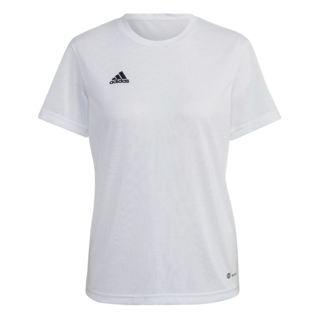 adidas Women's Entrada 22 Poly Tee - White T-Shirts - Third Coast Soccer