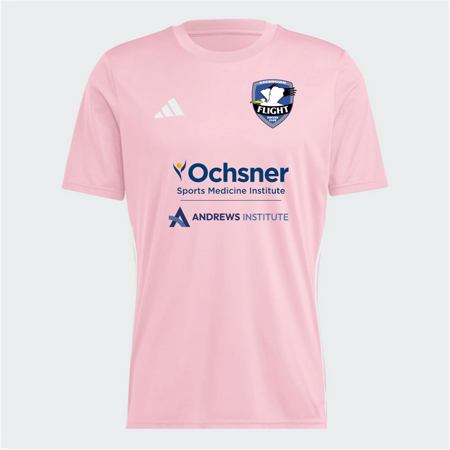 adidas AFSC Youth Tabela 23 Jersey - Pink Ascension Flight Soccer Club Light Pink/White Youth Small - Third Coast Soccer