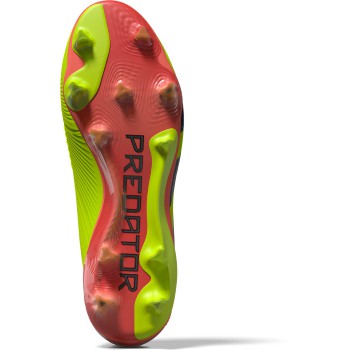 adidas Predator Elite Laceless FG - Solar Yellow/Black/Red Men's Footwear Closeout - Third Coast Soccer