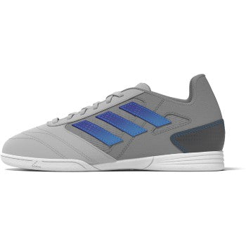 adidas Super Sala 2 IN Junior - Grey/Lucid Blue Youth Footwear   - Third Coast Soccer