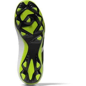 adidas Junior Predator Accuracy.4 FG - White/Black/Lucid Lemon Youth Footwear   - Third Coast Soccer