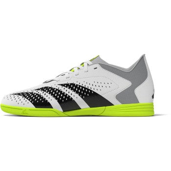 adidas Junior Predator Accuracy.4 Sala - White/Black/Lucid Lemon Youth Footwear   - Third Coast Soccer