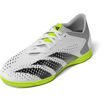 adidas Junior Predator Accuracy.4 Sala - White/Black/Lucid Lemon Youth Footwear   - Third Coast Soccer