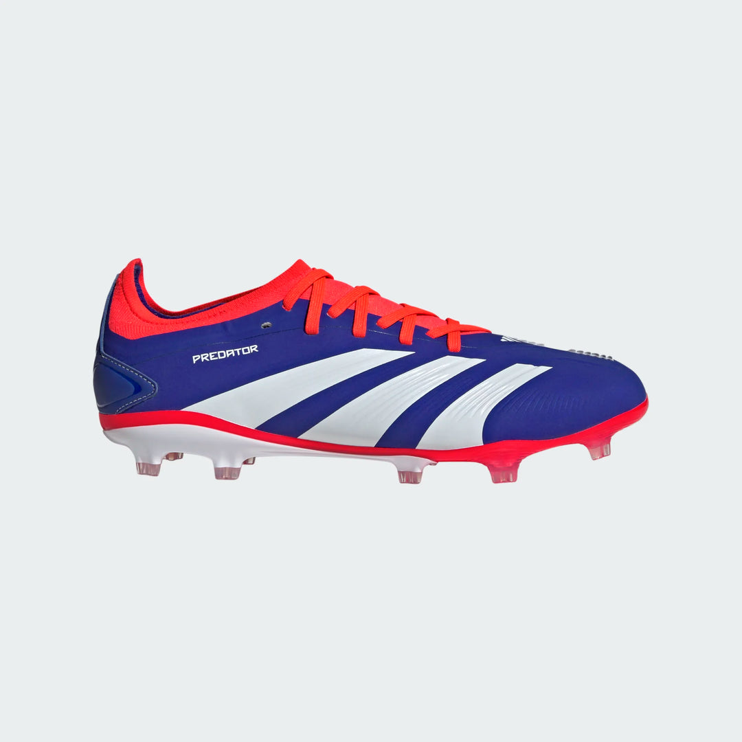 adidas Predator Pro FG - Lucid Blue/White/Solar Red Men's Footwear Closeout - Third Coast Soccer