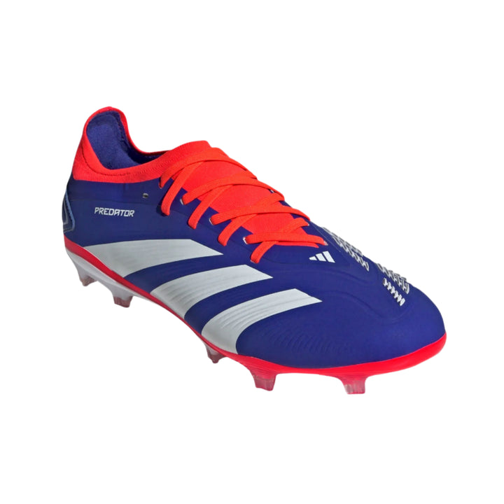 adidas Predator Pro FG - Lucid Blue/White/Solar Red Men's Footwear Closeout - Third Coast Soccer