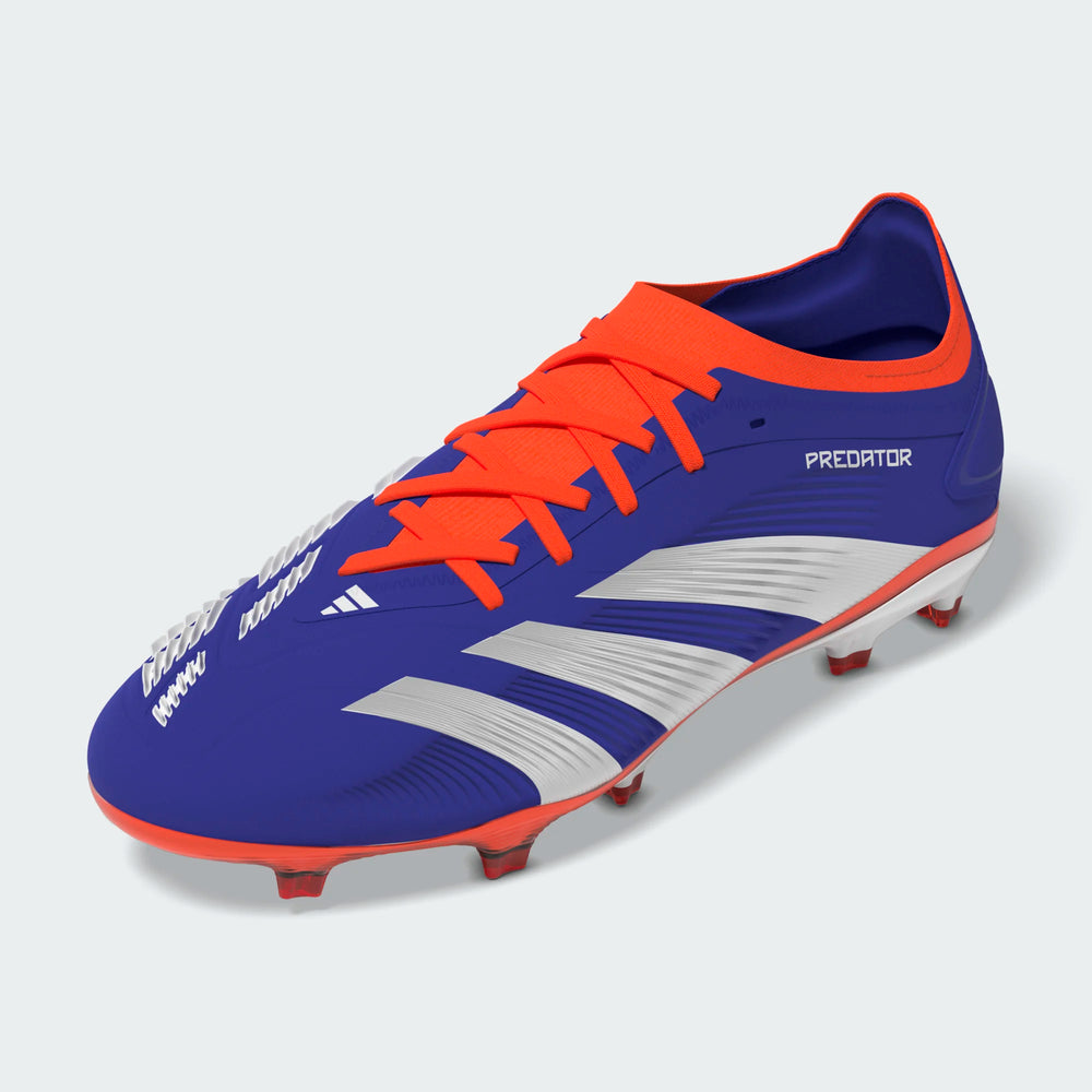 adidas Predator Pro FG - Lucid Blue/White/Solar Red Men's Footwear Closeout - Third Coast Soccer
