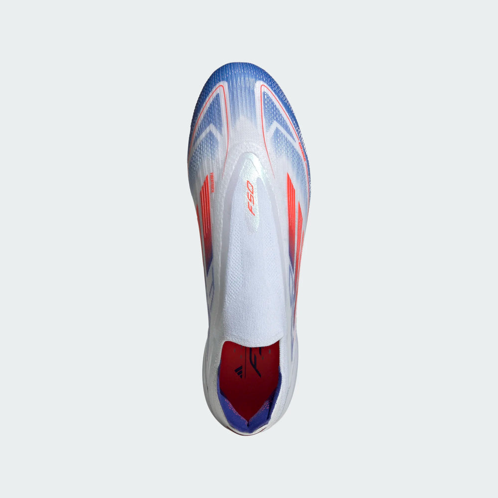 adidas F50 Elite Laceless FG - White/Red/Blue Men's Footwear Closeout - Third Coast Soccer