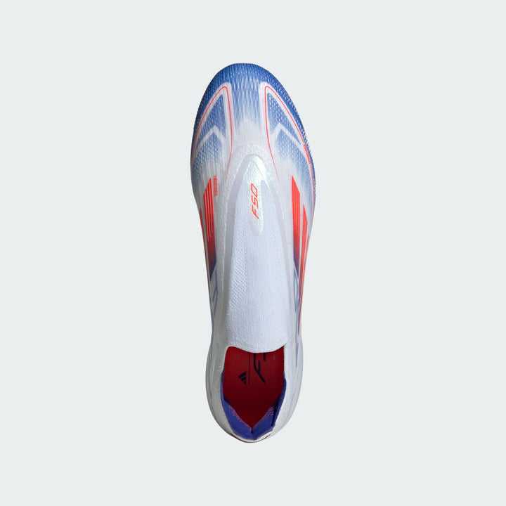 adidas F50 Elite Laceless FG - White/Red/Blue Men's Footwear Closeout - Third Coast Soccer