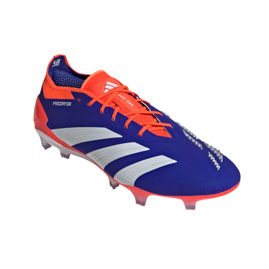 adidas Predator Elite FG - Lucid Blue/White/Solar Red Men's Footwear Closeout - Third Coast Soccer