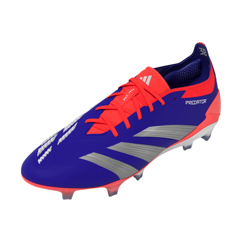 adidas Predator Elite FG - Lucid Blue/White/Solar Red Men's Footwear Closeout - Third Coast Soccer