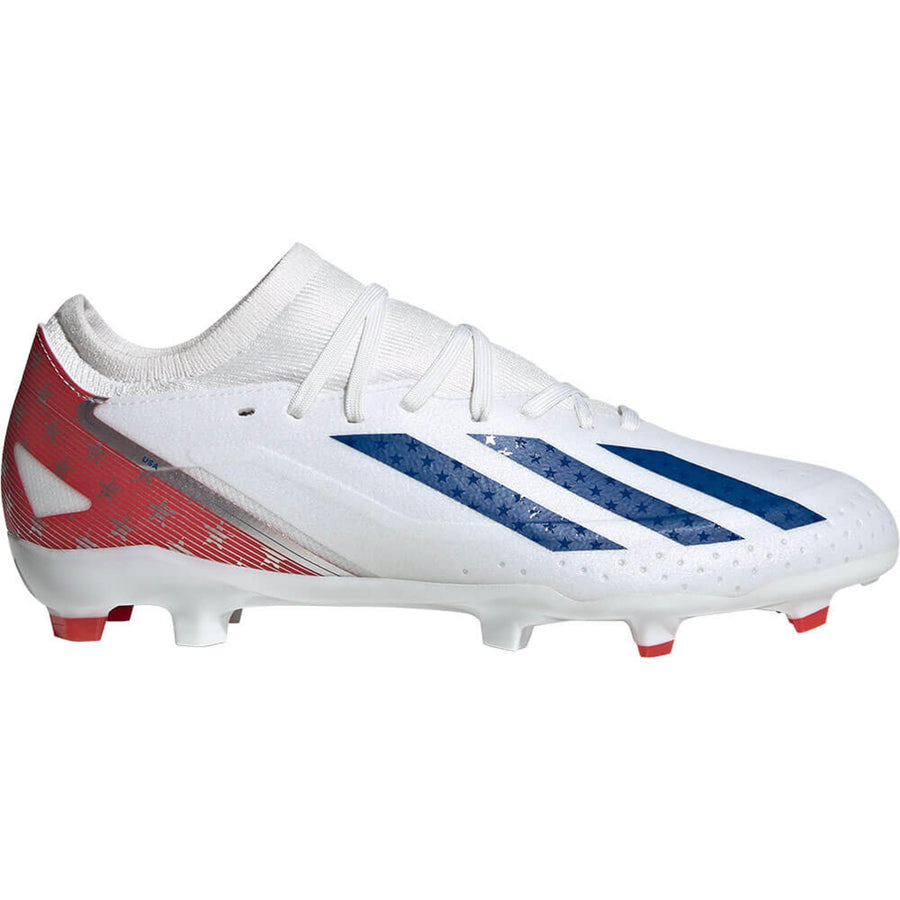 adidas X Crazyfast USA.3 - White/Blue/Red Mens Footwear   - Third Coast Soccer