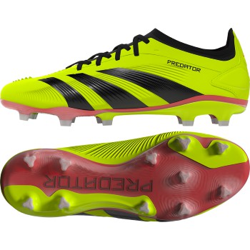 adidas Predator Pro FG - Solar Yellow/Black/Solar Red Men's Footwear Closeout - Third Coast Soccer