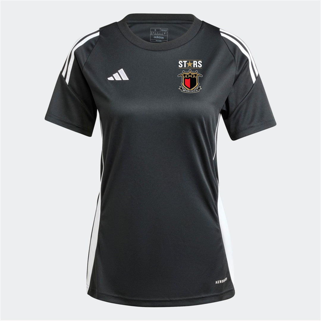 adidas Southern States Women's Tiro 24 Jersey - Black/White Southern States 2024-2026 - Third Coast Soccer