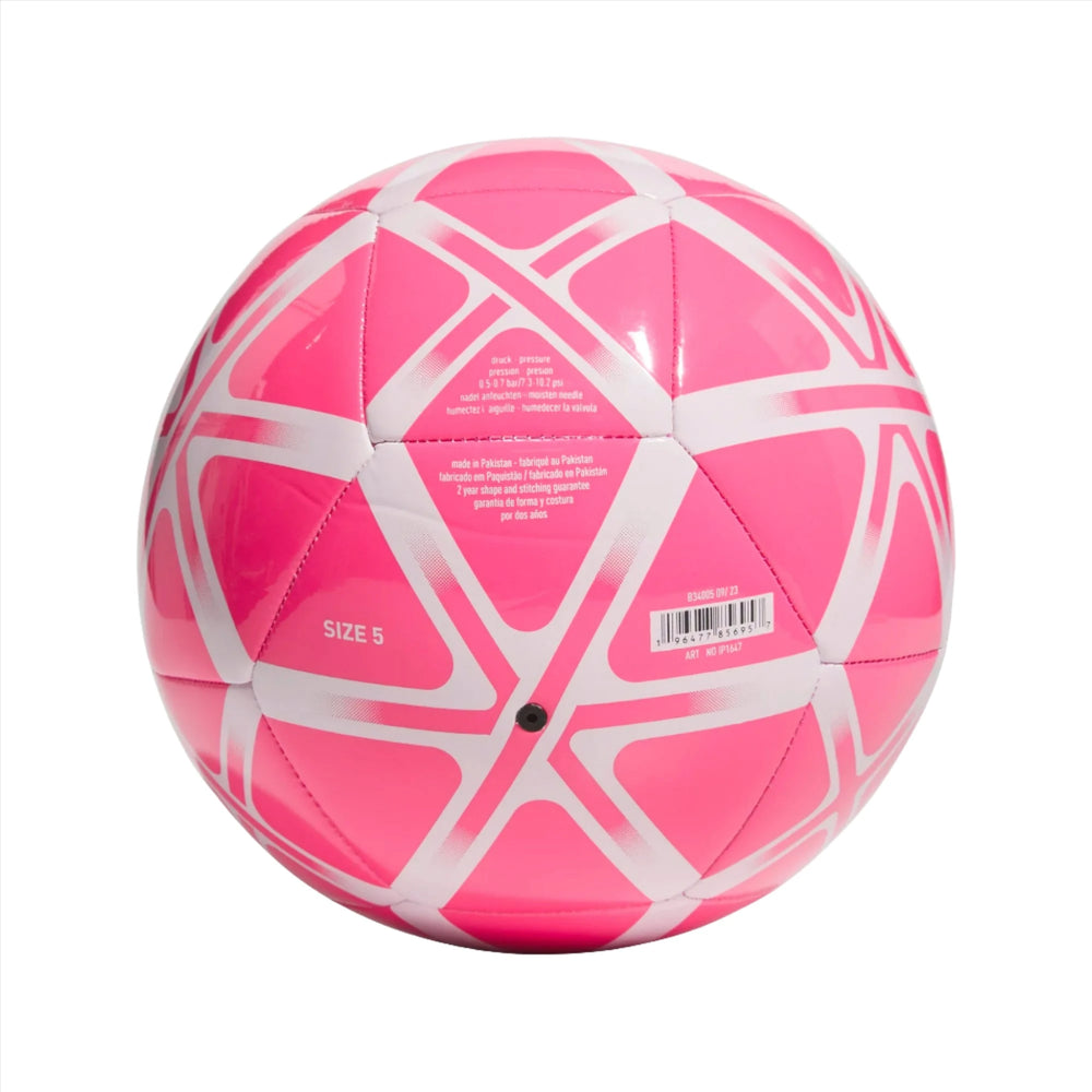 adidas Starlancer Club Ball - Solar Pink/White Balls   - Third Coast Soccer
