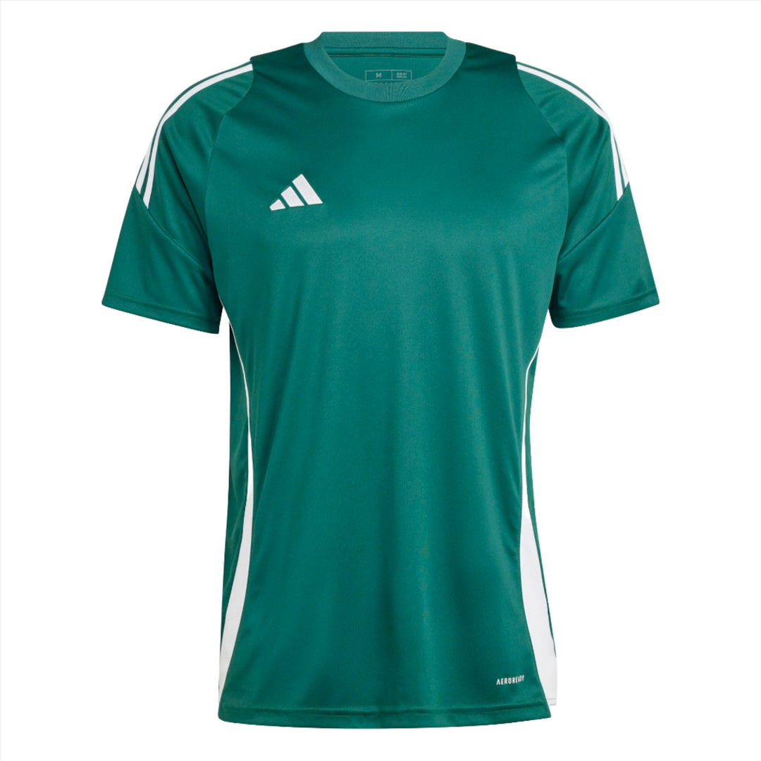 adidas Men's Tiro 24 Jersey - Dark Green/White Jerseys - Third Coast Soccer