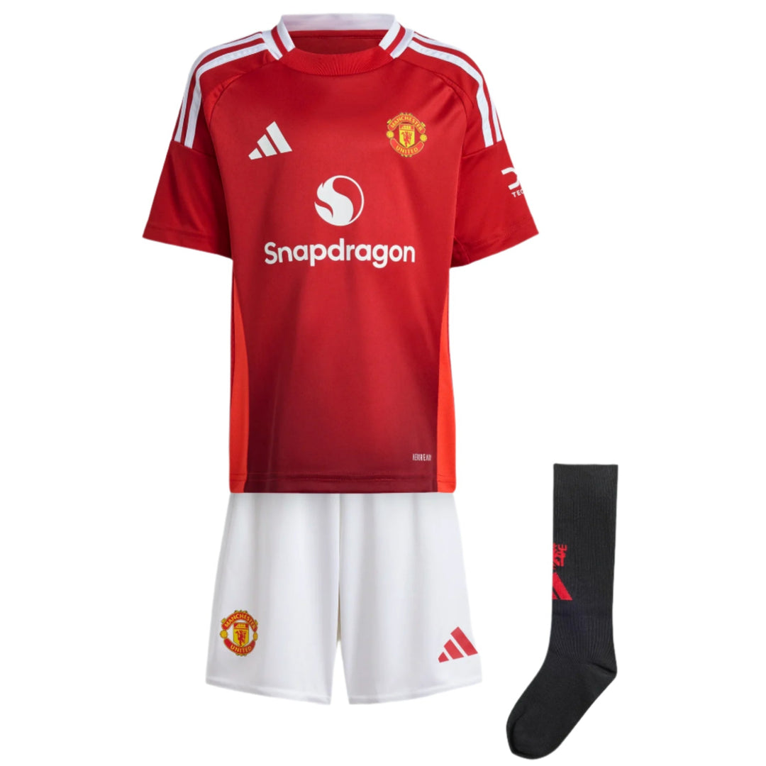 adidas Manchester United Kids Home Mini Kit 24/25 Club Replica - Third Coast Soccer