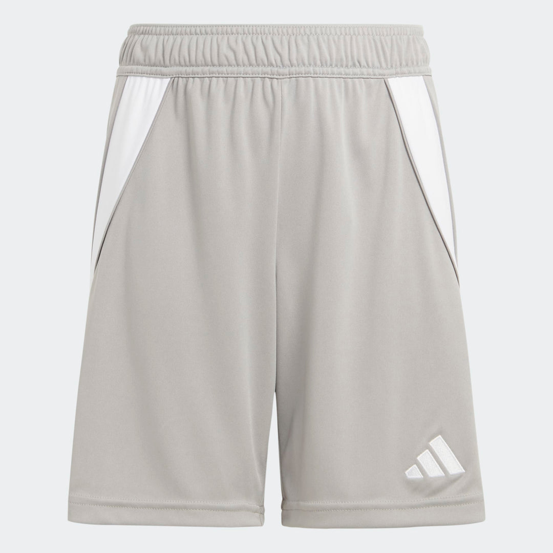 adidas BRSC Men's Tiro 24 Short - Grey/White BRSC 2024-2026 Team Mid Grey/White Mens Small - Third Coast Soccer