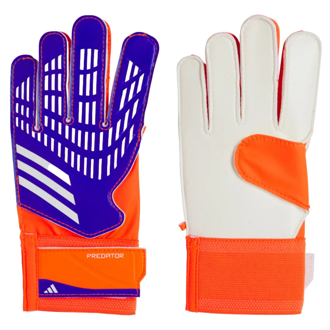 adidas Junior Predator Training Goalkeeper Glove - Blue/Red/White Gloves - Third Coast Soccer