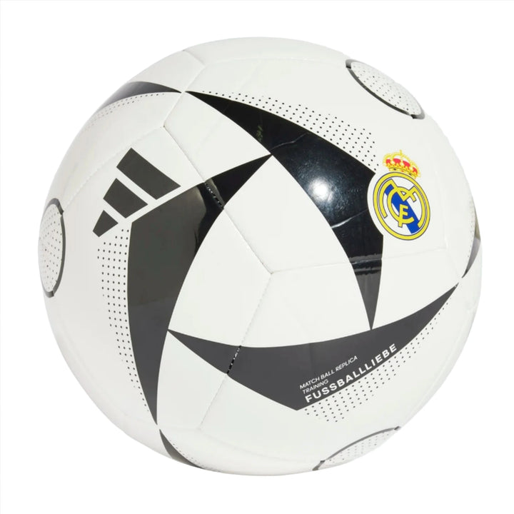 adidas Real Madrid Club Home Ball - White/Black Balls   - Third Coast Soccer