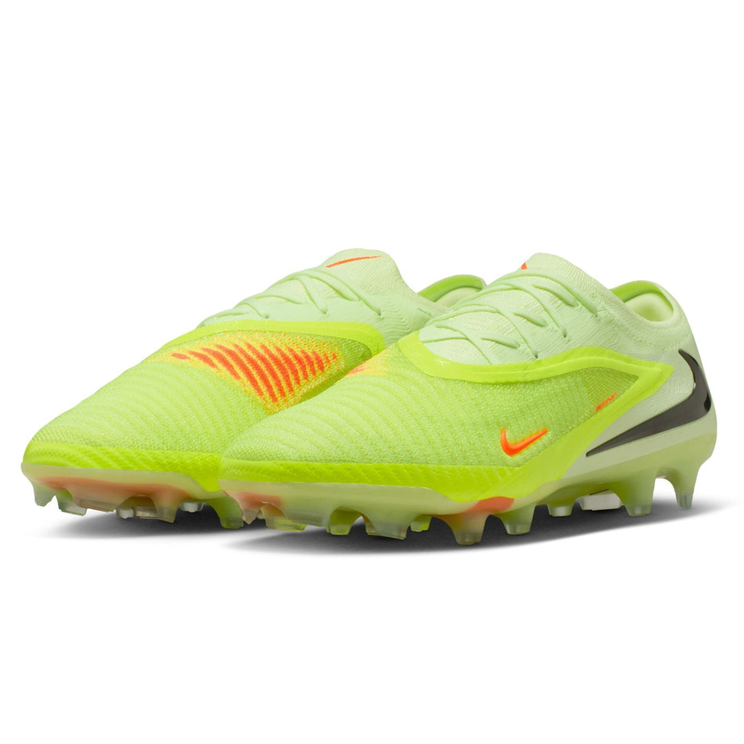 Nike Phantom 6 Low Elite FG - Crimson/Black/Limelight Men's Footwear - Third Coast Soccer