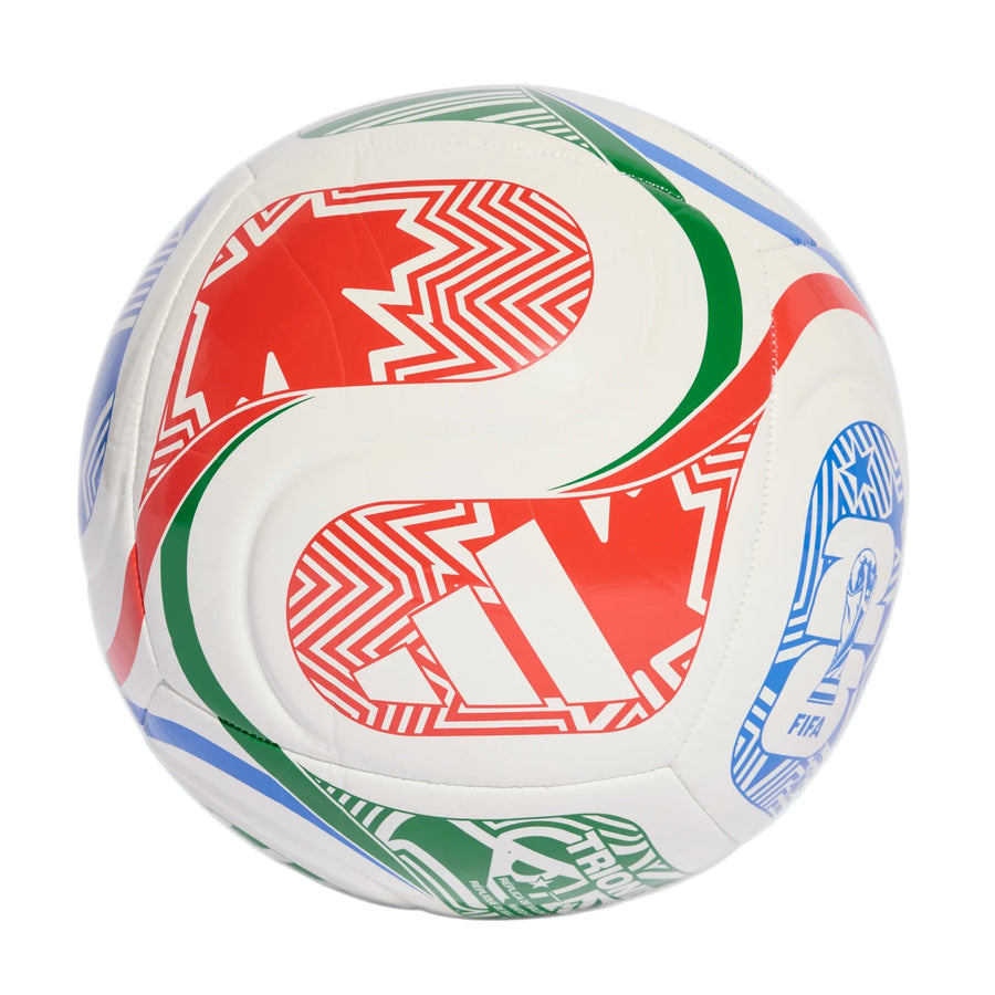 adidas World Cup 2026 Club Ball - White/Red/Blue Balls - Third Coast Soccer
