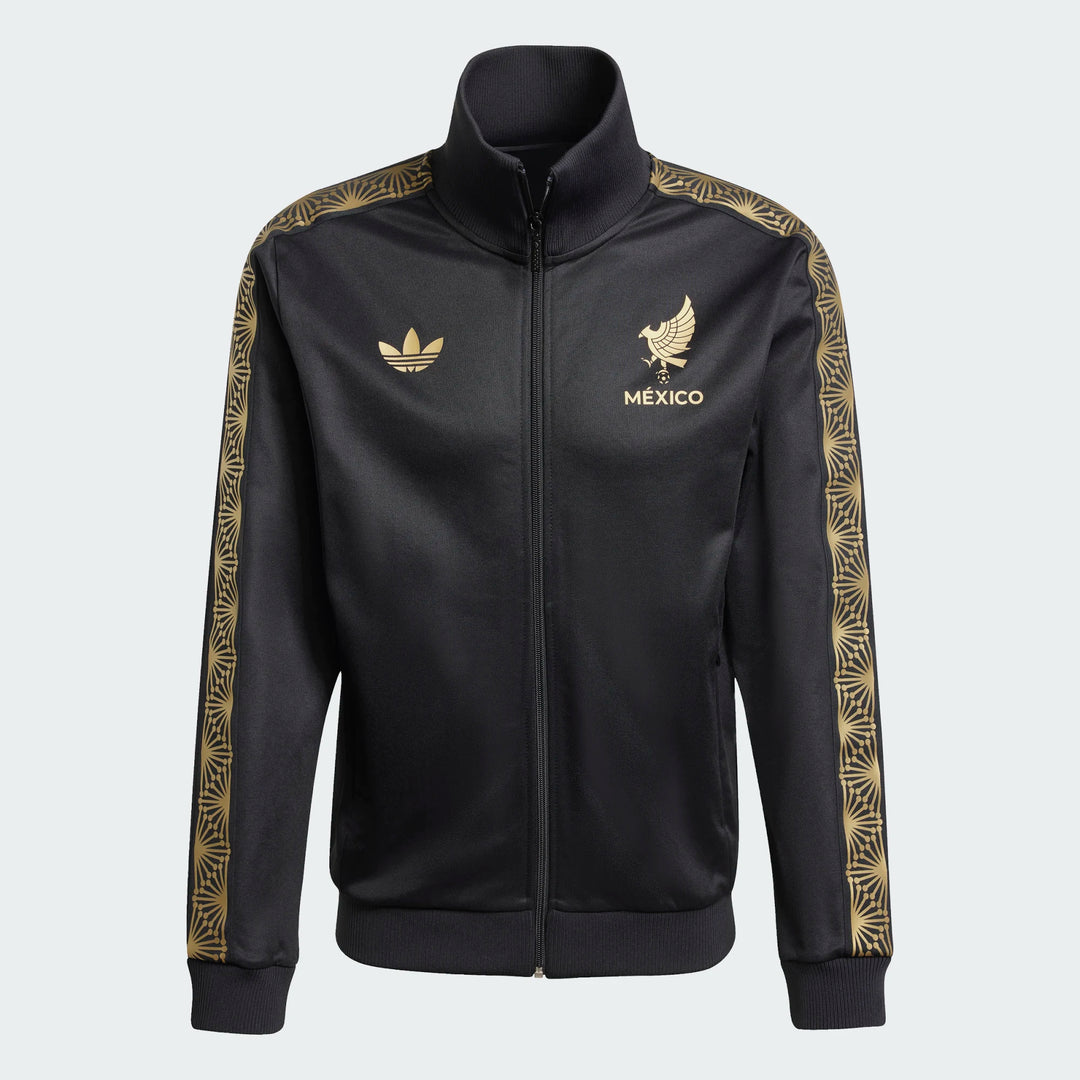 adidas Mexico Training Jacket - Black International Replica - Third Coast Soccer