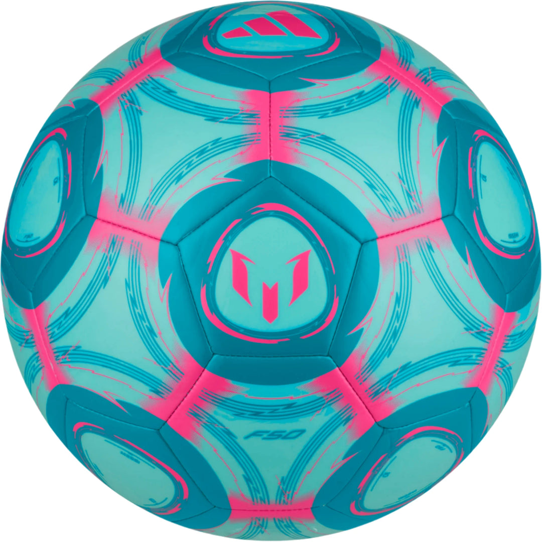 adidas Messi Club Ball - Aqua/Cyan/Pink Balls - Third Coast Soccer
