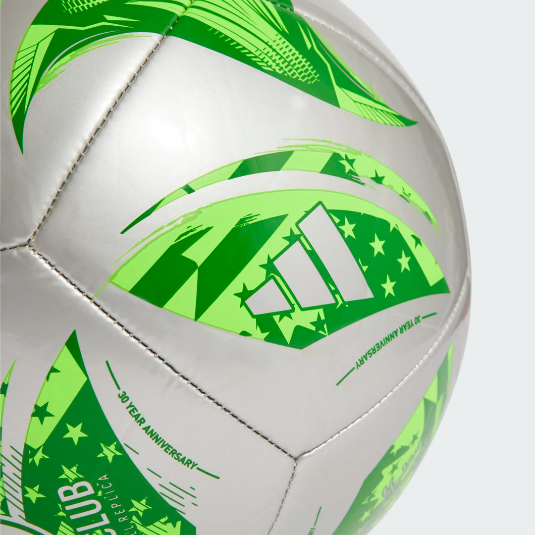 adidas MLS Club Ball 2025 - Silver/Green Balls - Third Coast Soccer