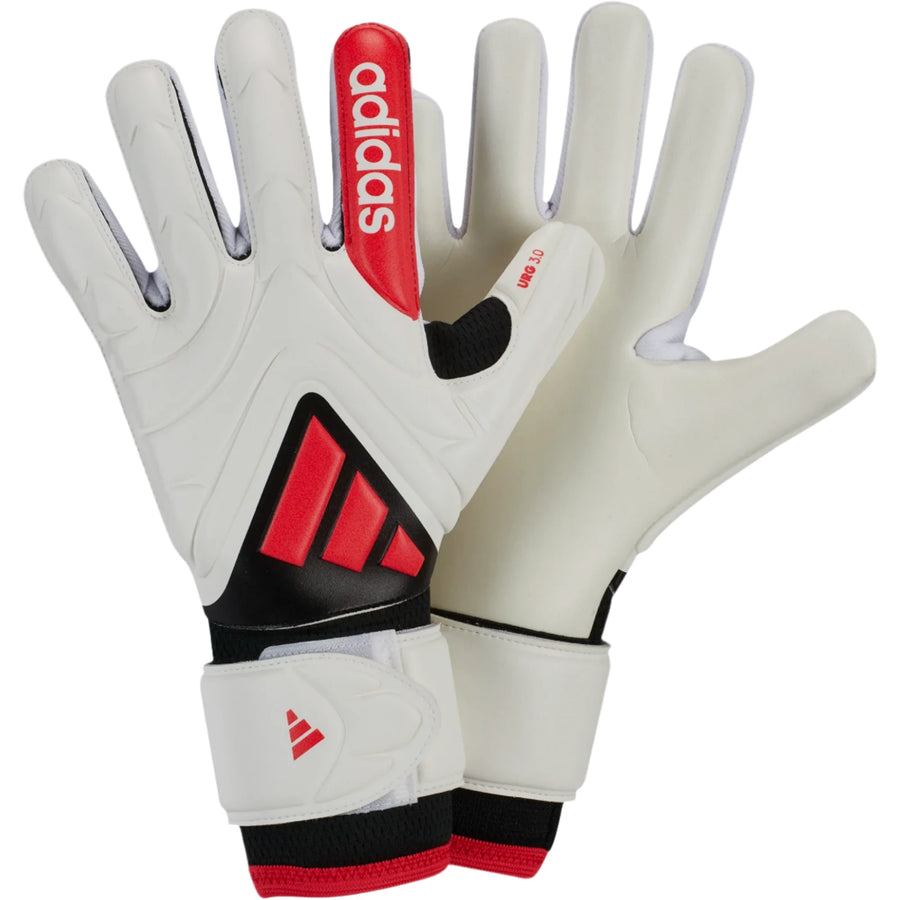 adidas Junior Copa League Goalkeeper Glove - White/Red/Black Gloves - Third Coast Soccer