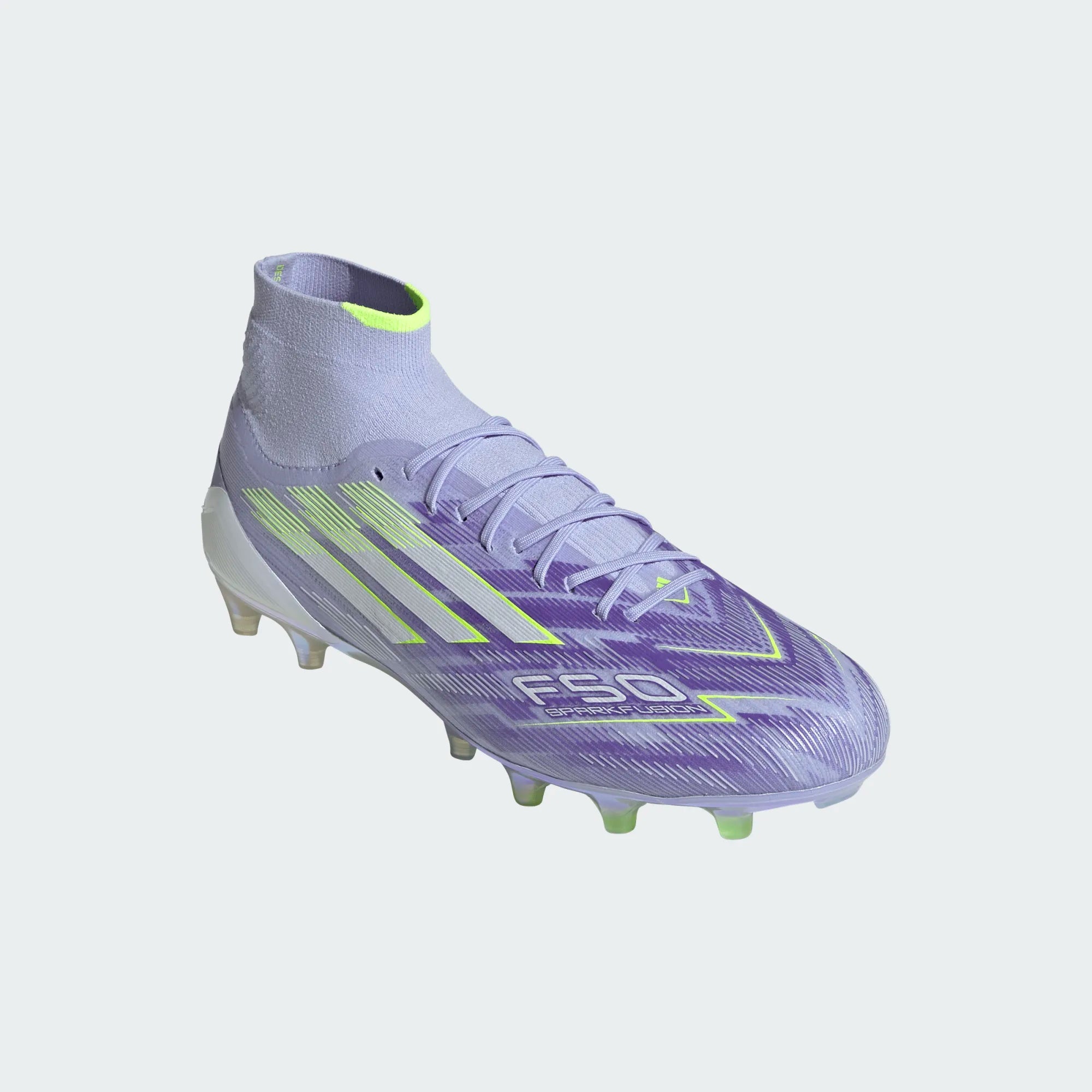 adidas Women's F50 Sparkfusion Elite FG - Violet/Lucid Lemon