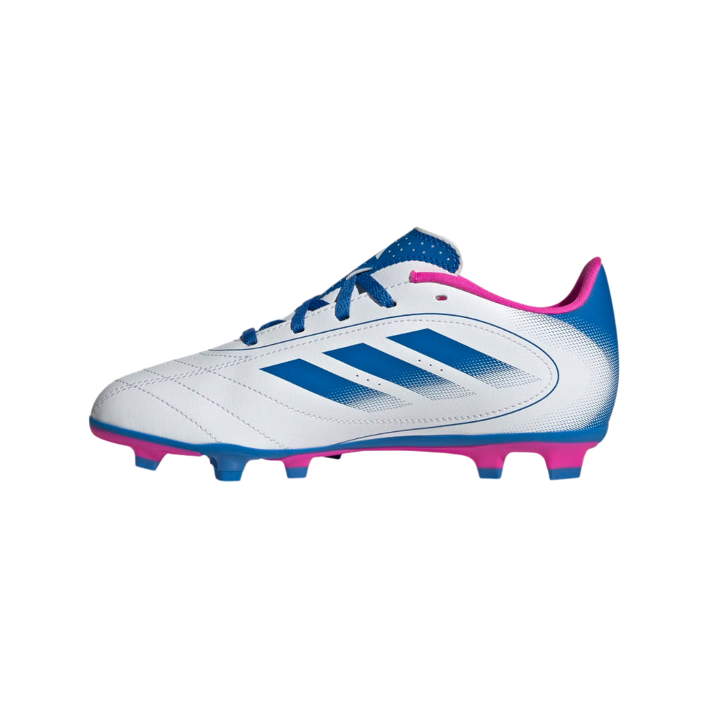adidas Youth Goletto IX FG - White/Royal/Pink Youth Footwear - Third Coast Soccer