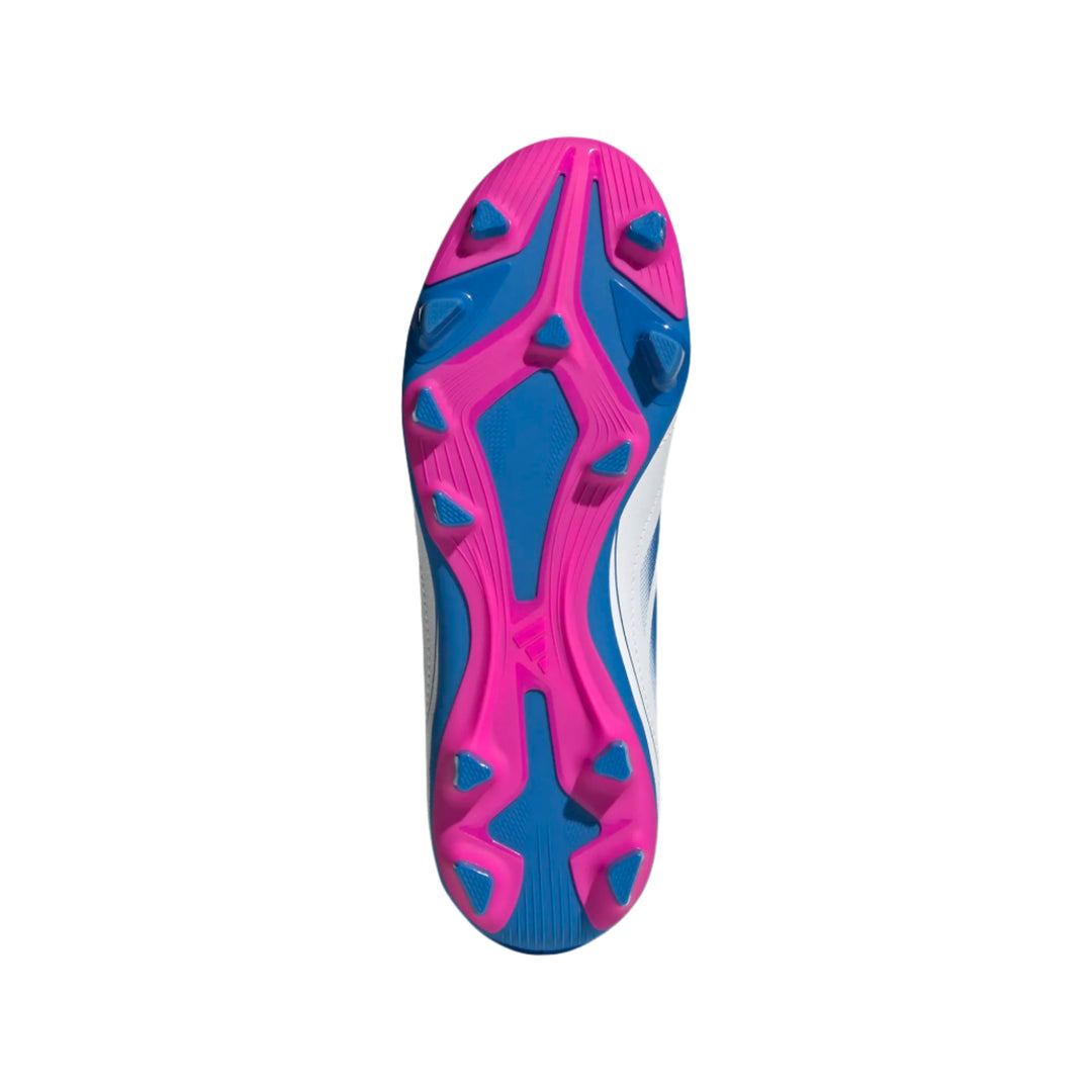 adidas Youth Goletto IX FG - White/Royal/Pink Youth Footwear - Third Coast Soccer