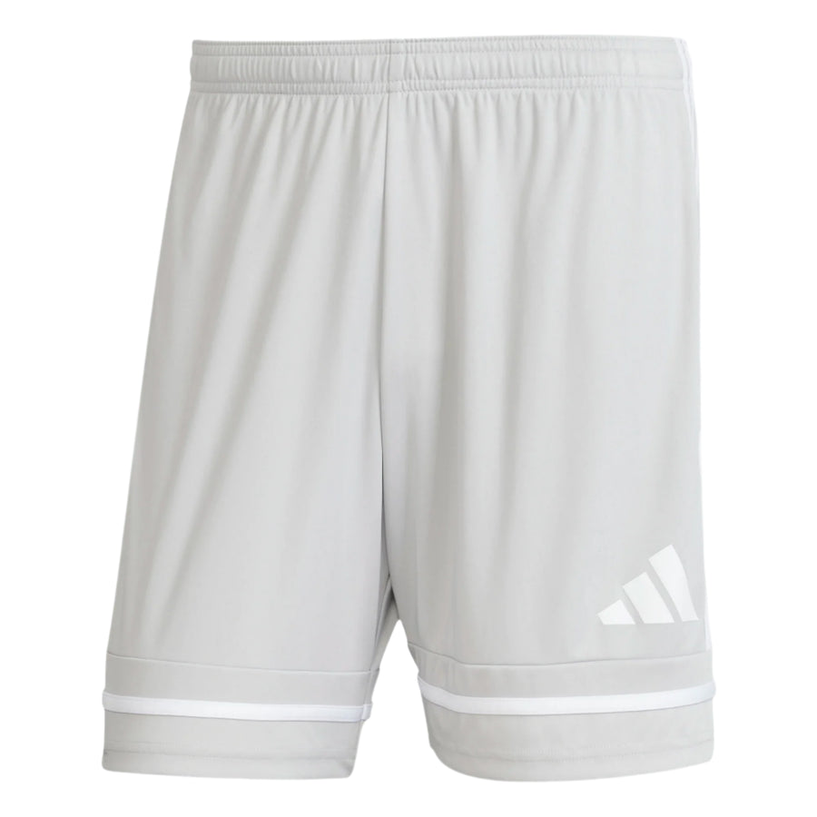 adidas CSC Youth Squadra 25 Short - Light Grey/White Calcasieu Soccer Club 25-27 - Third Coast Soccer