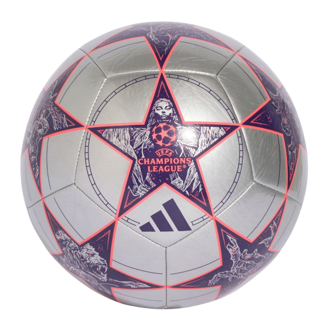 adidas UCL Club Ball - Silver/Purple/Turbo Balls - Third Coast Soccer