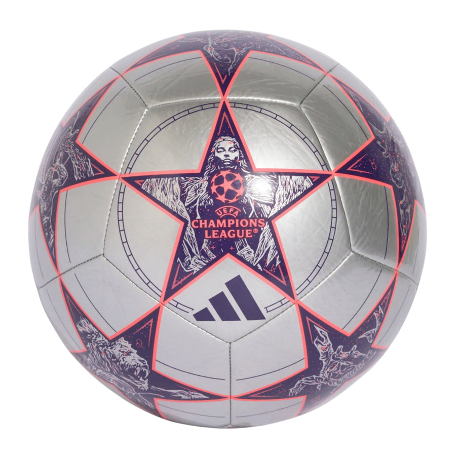 adidas UCL Club Ball - Silver/Purple/Turbo Balls - Third Coast Soccer