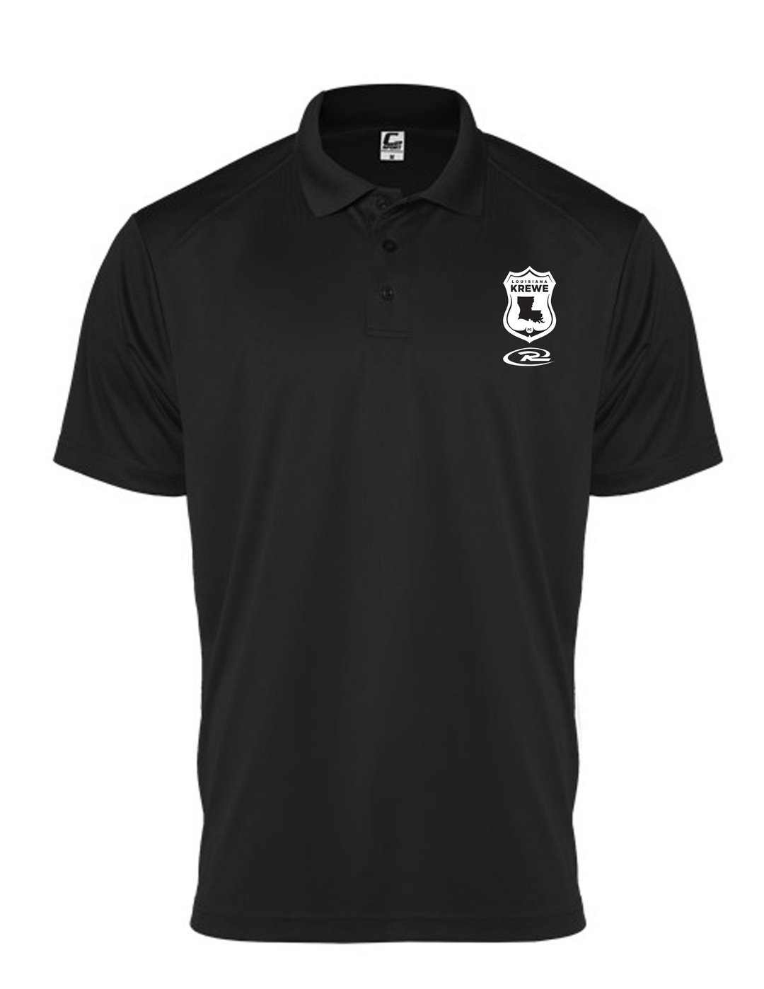 Badger LA Krewe Rush Polo - Black LA Krewe Rush Spiritwear - Third Coast Soccer