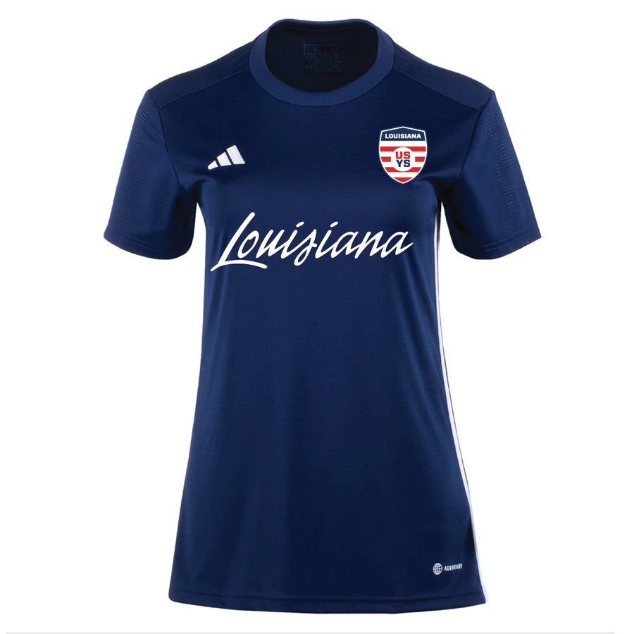 adidas Louisiana Select Women's Tabela 23 Training Jersey - Navy Louisiana ODP 25 Sngl - Third Coast Soccer