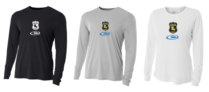 A4 LA Krewe-Rush Long-Sleeve Shirt FC - Black, Silver Or White LA Krewe Rush Spiritwear - Third Coast Soccer