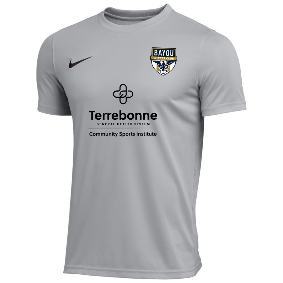 Nike Bayou SC Men's Park VII Jersey - Grey Bayou Soccer Club 25-27 - Third Coast Soccer