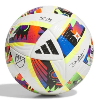 adidas MLS Pro Ball 2024 - White/Black/Solar Gold Balls   - Third Coast Soccer